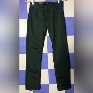 NWT Blank NYC Slim Fit Wooster Pants in Hunter Green - Size 28 x 32